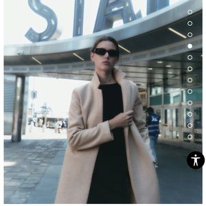 Zara lapel coat